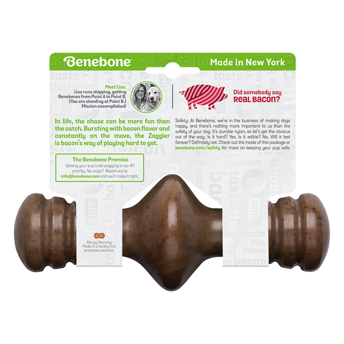 Benebone Zaggler (Bacon)