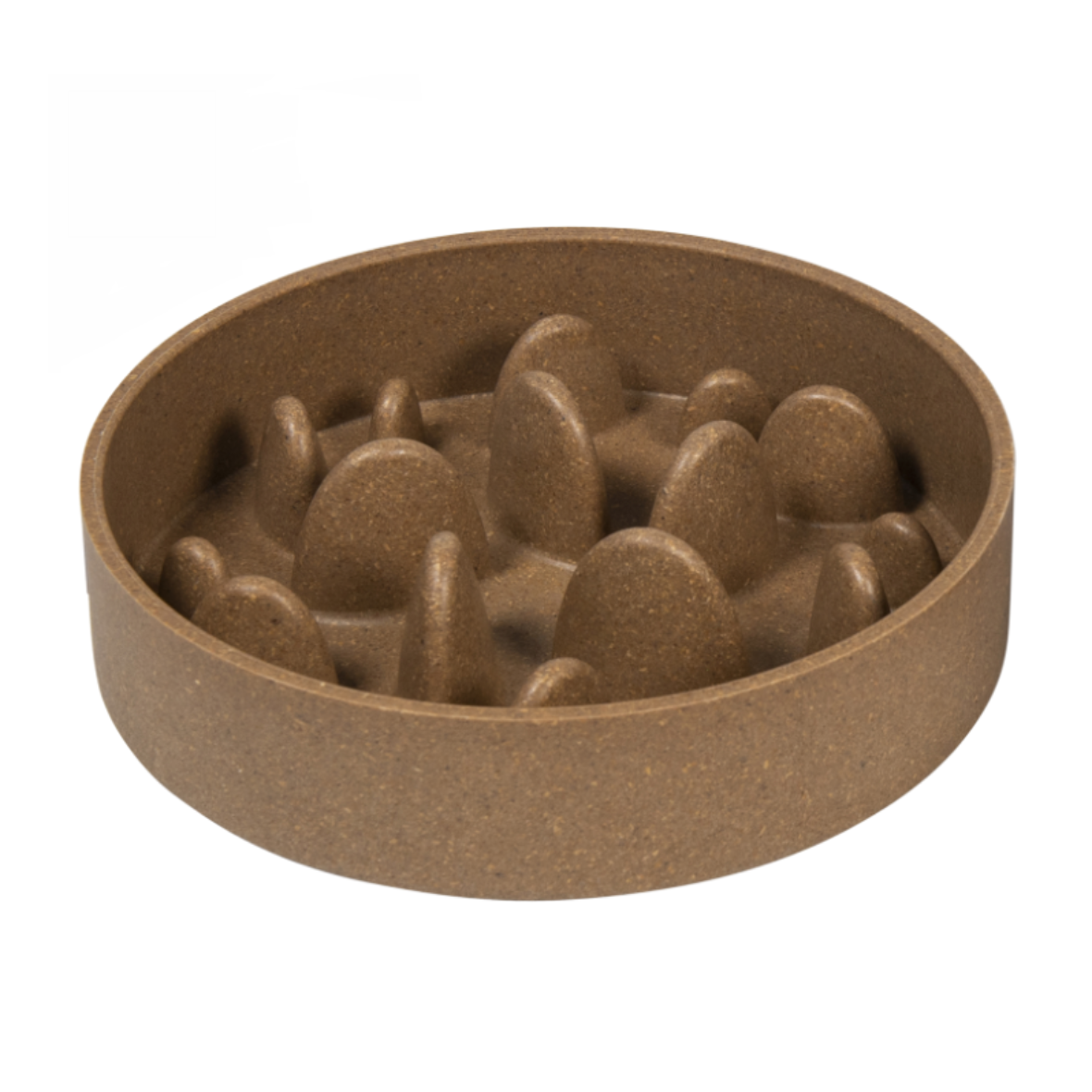 JV BON APPETIT Bamboe Kom Slow Feed Hard - Beige/lichtbruin