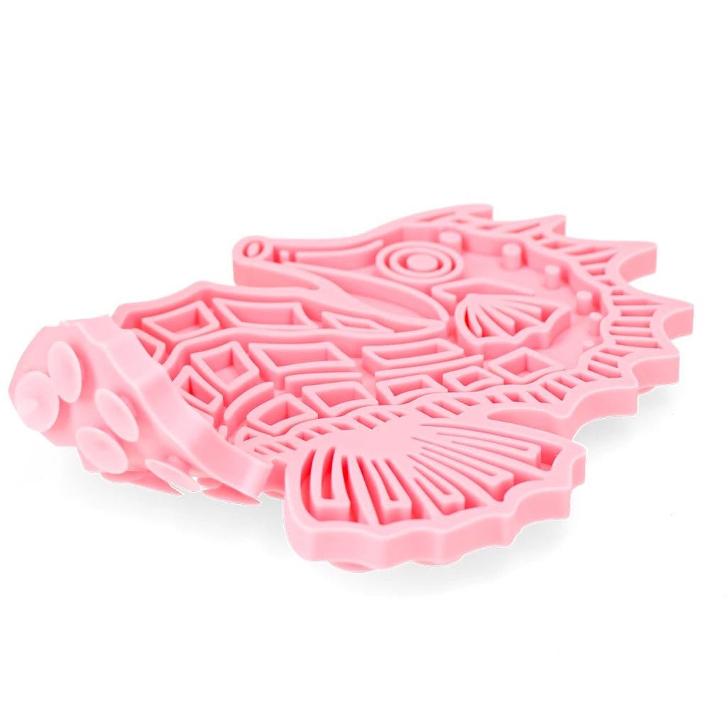 Eat Slow Live Longer likmat zeepaard (roze)