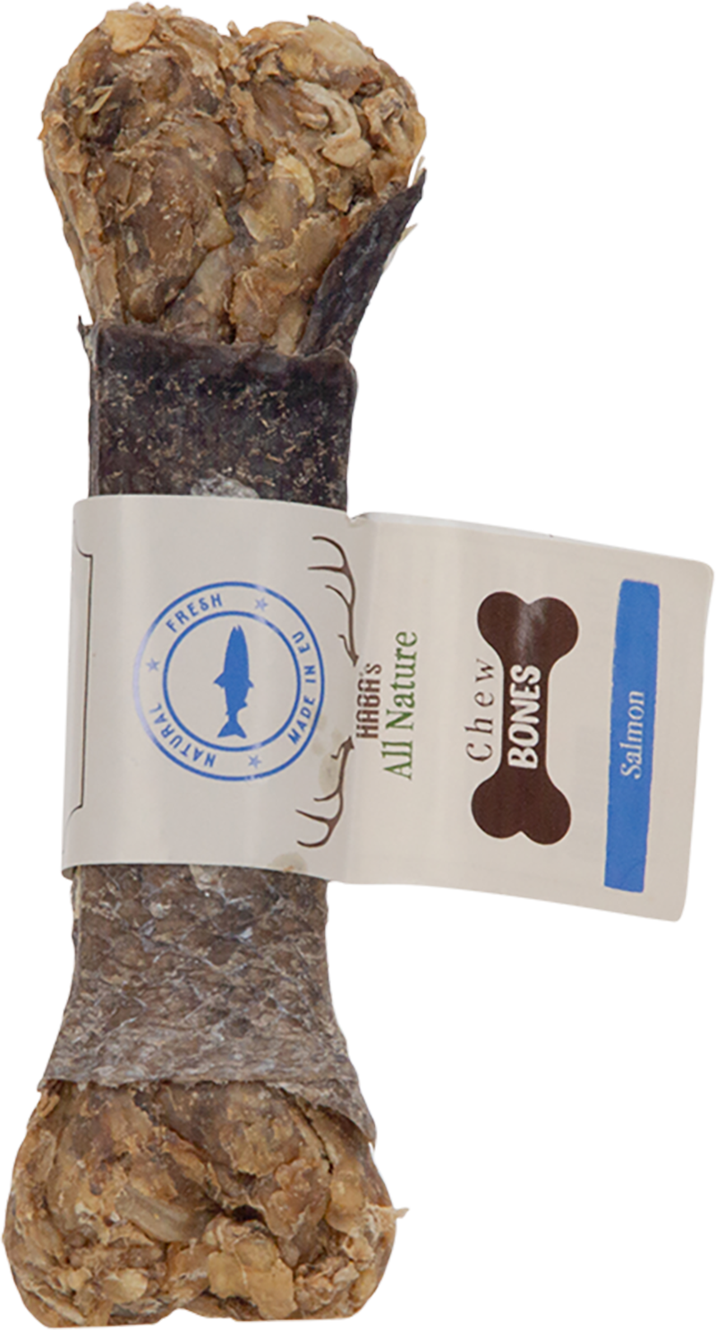 HAB ALL NATURE Kauwbeen met zalm en runderhuid 115g