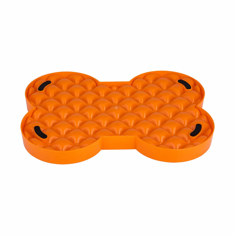 SloDog Slow Feeder Plate (Large) oranje