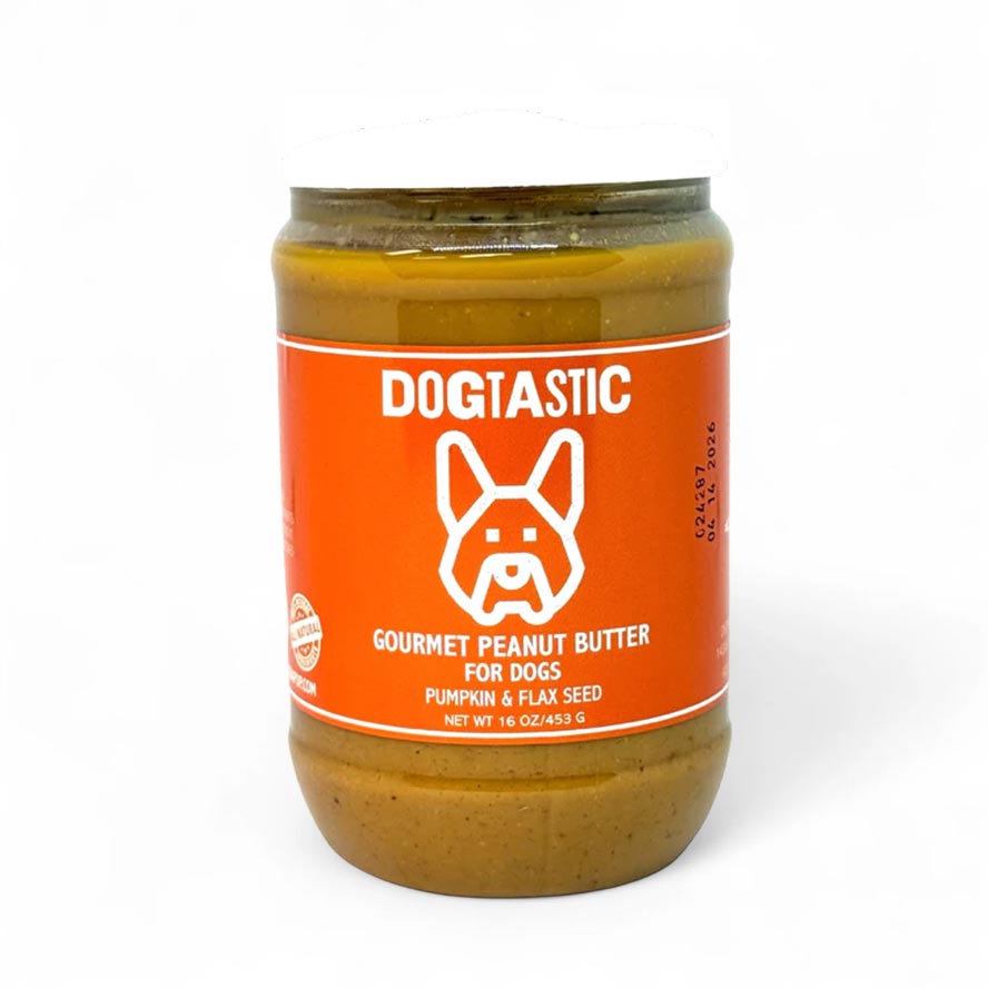 Dogtastic Gourmet Pindakaas – Pompoen- en honingsmaak