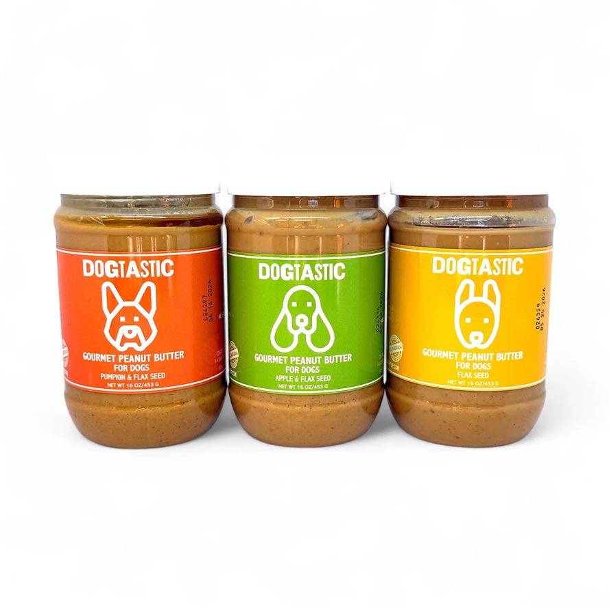 Dogtastic Gourmet Pindakaas – Pompoen- en honingsmaak