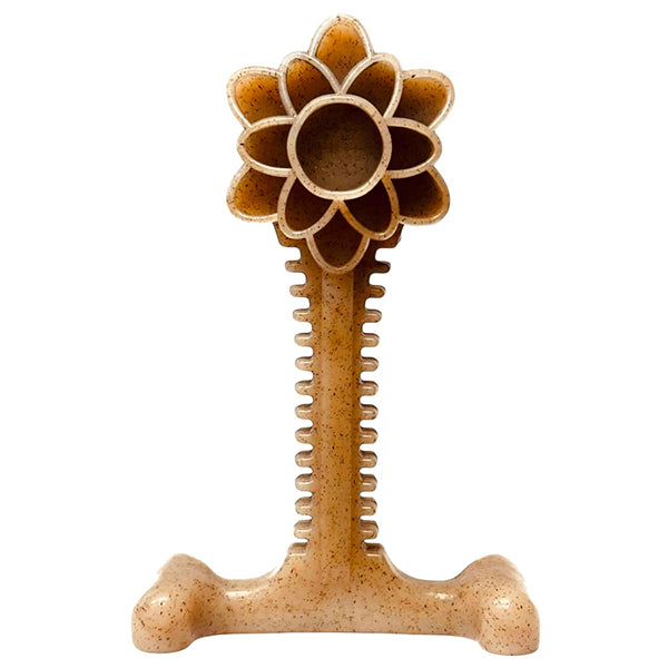 SodaPup Honey Bone Dental Flower Tower Nylon eChew XL - Bruin