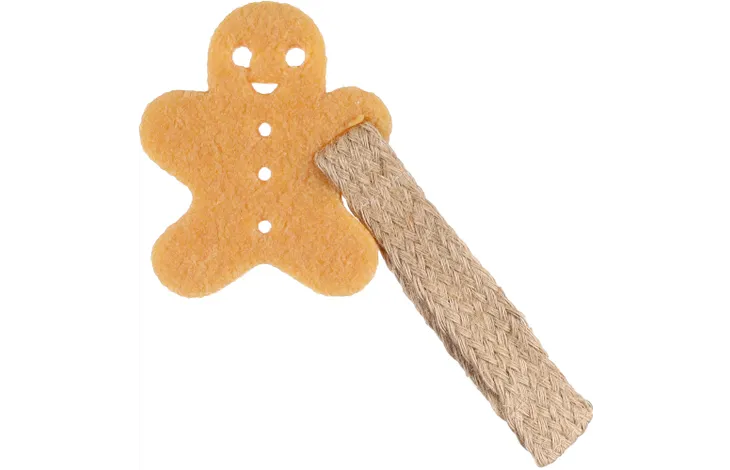 Guma mannetje met touw - bruin