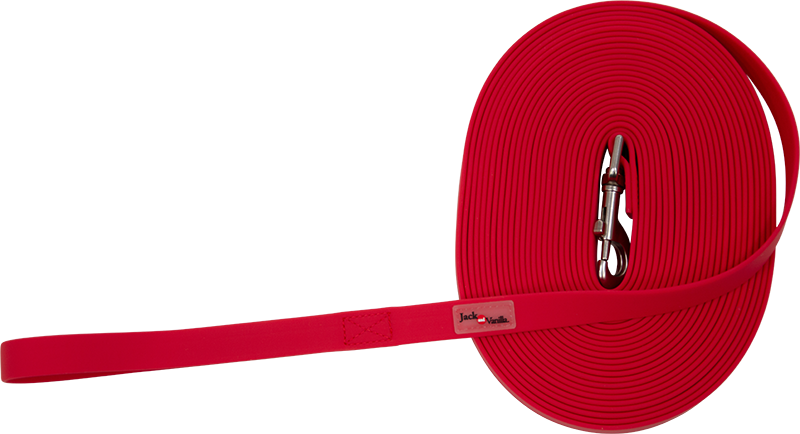 Lange biothane lijn (10m) - Rood