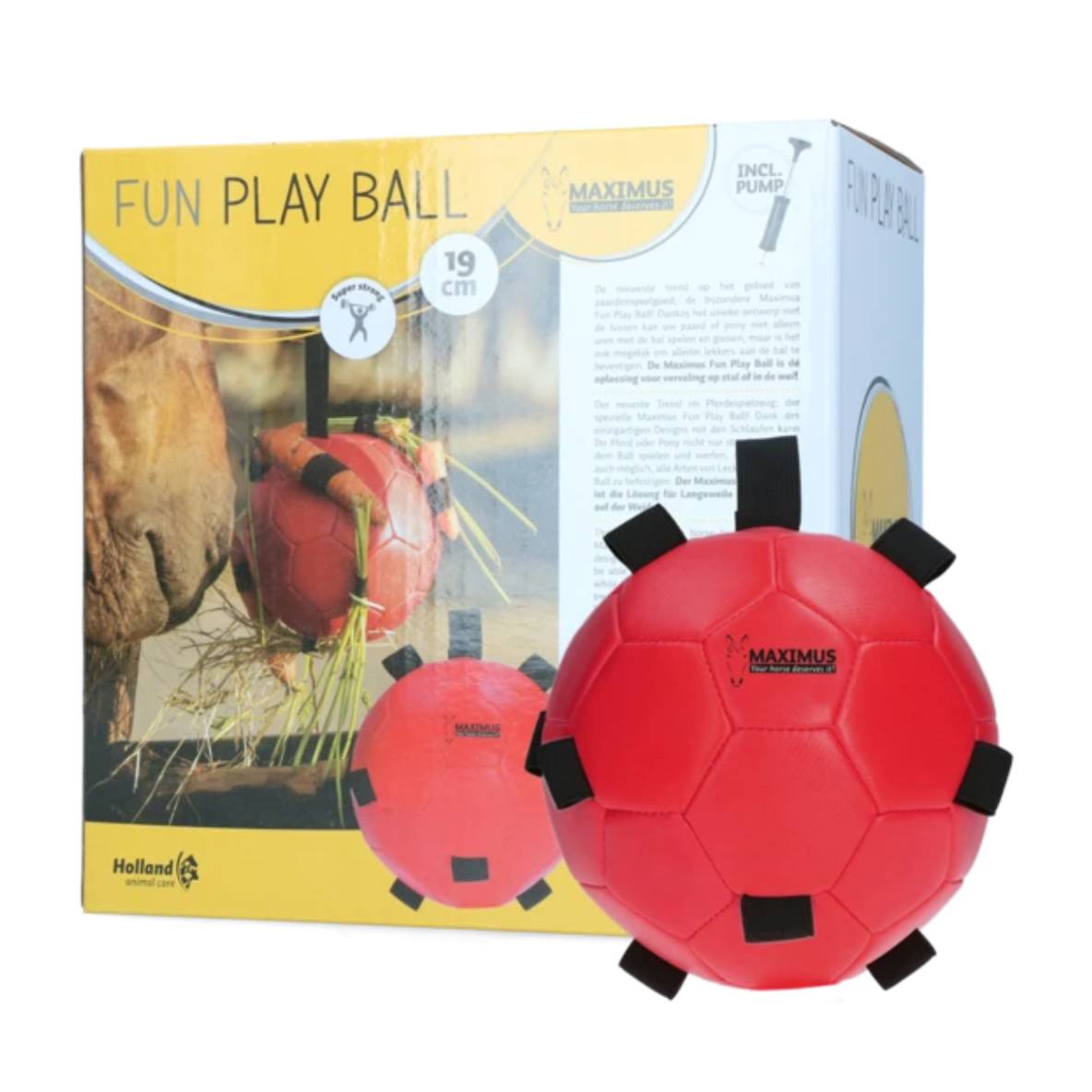 Maximus Fun Play Ball (rood)