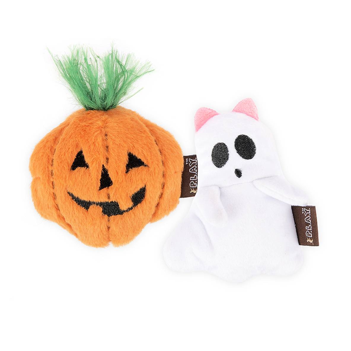 Feline Frenzy - Halloweensetje pompoen en spookje