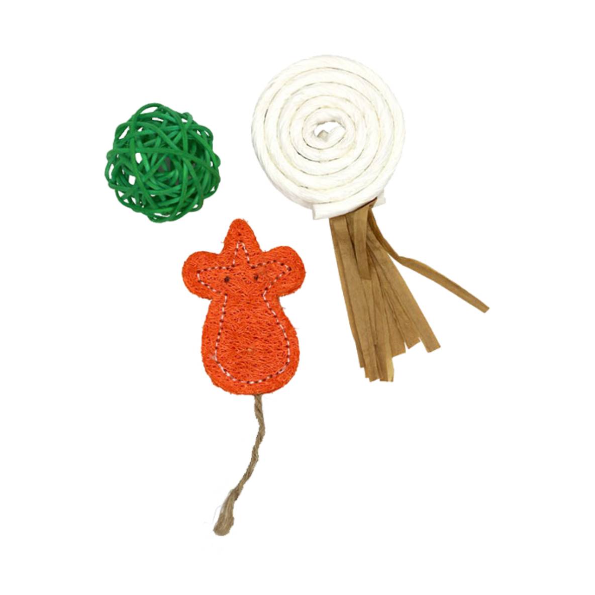 Jackson Galaxy Natural Play Time 3 stuks