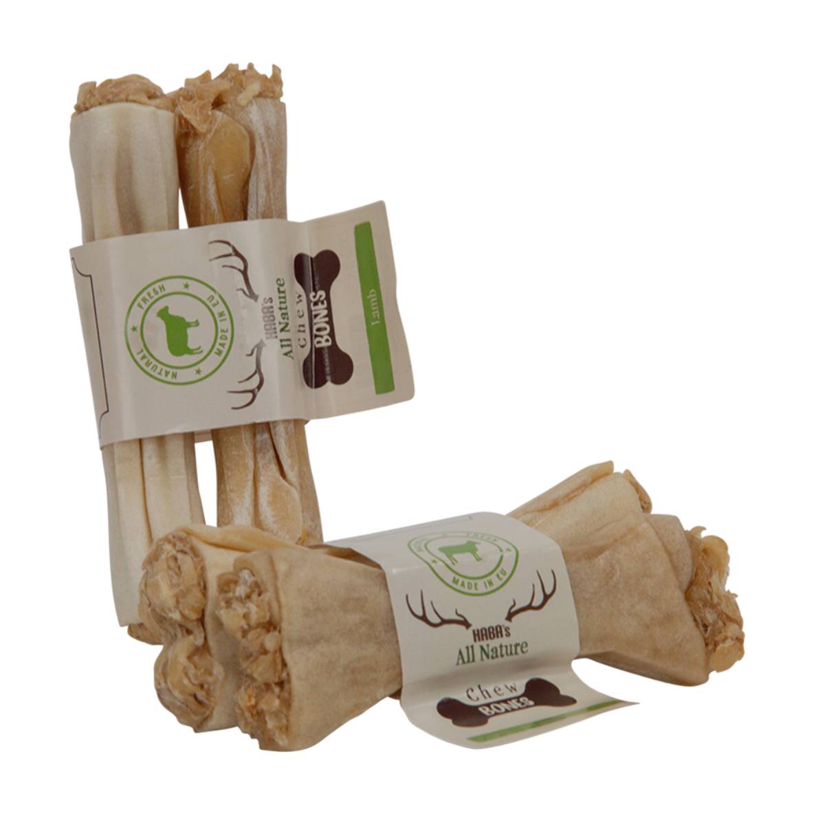 HAB ALL NATURE Kauwbeen Lam - 2 stuks - 55g - 12 cm