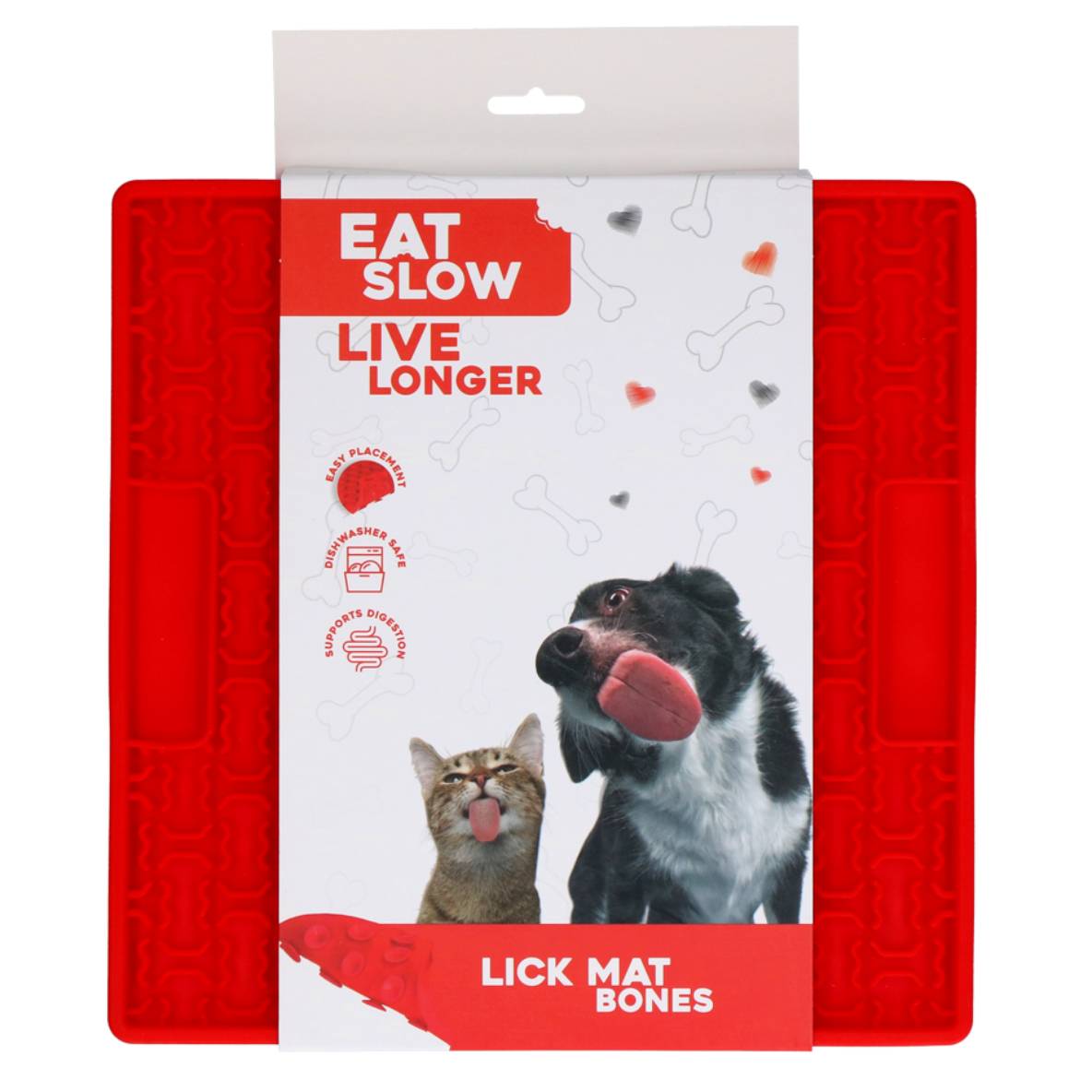 Eat Slow Live Longer likmat botjes - rood