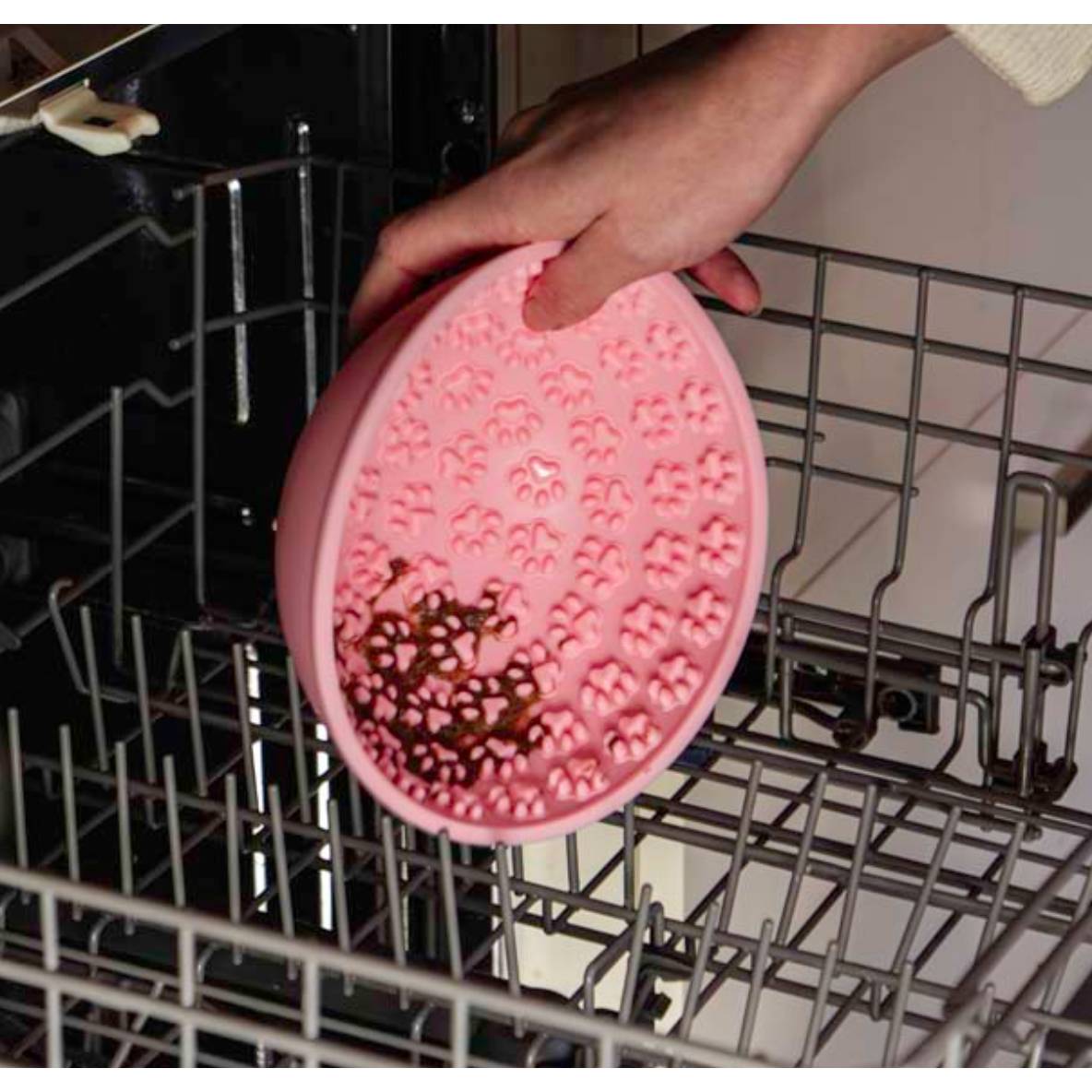 Eat Slow Live Longer Likmat Wobble Bowl - Grijs