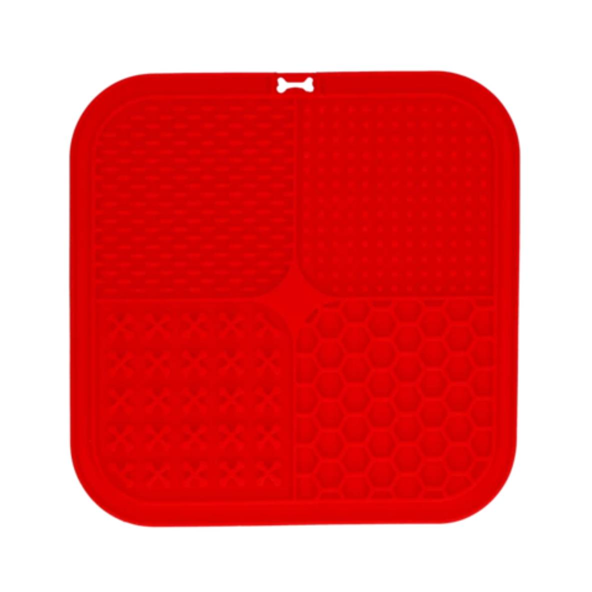 Eat Slow Live Longer kwartet likmat - rood