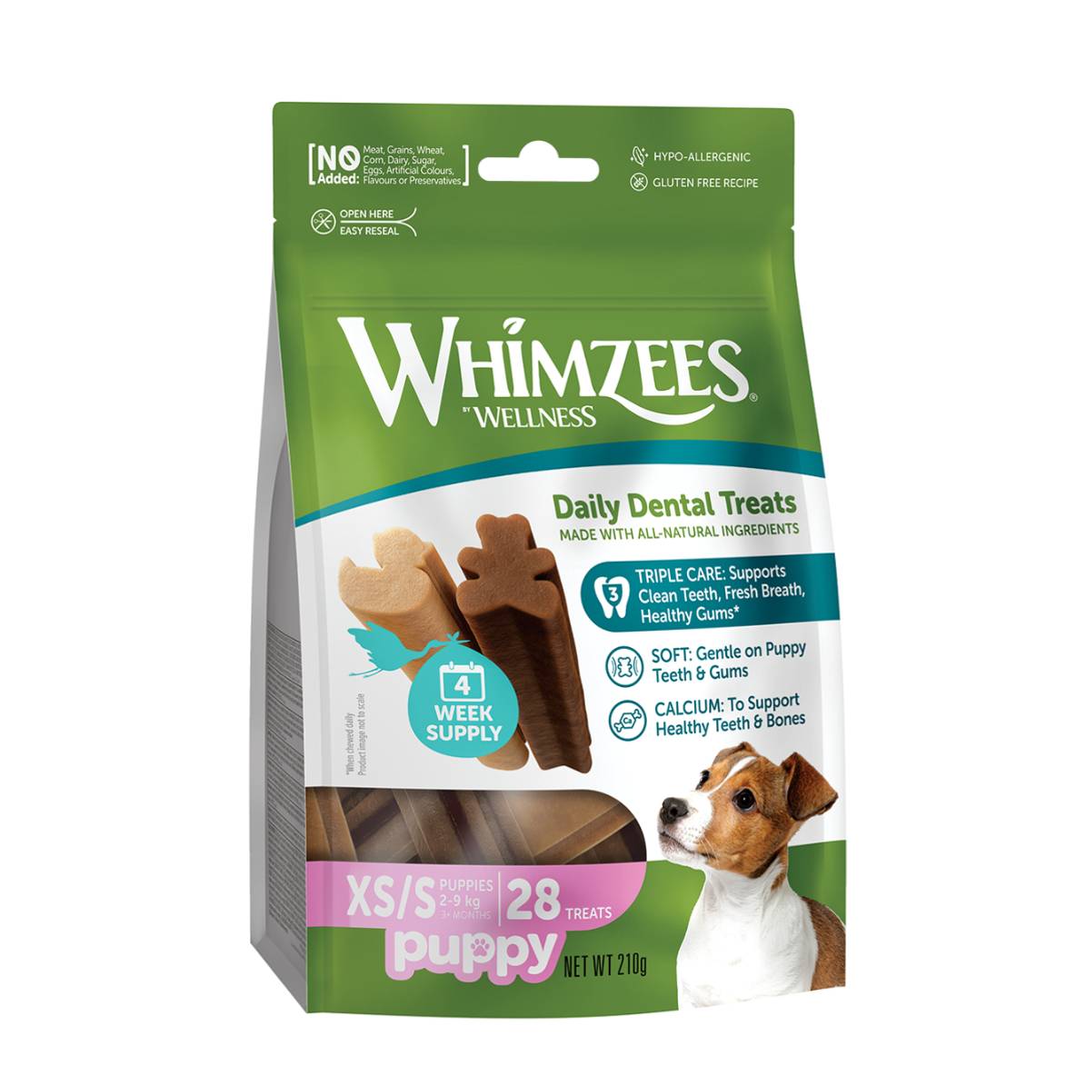 Whimzee Snack Puppy XS/S (28 stuks)
