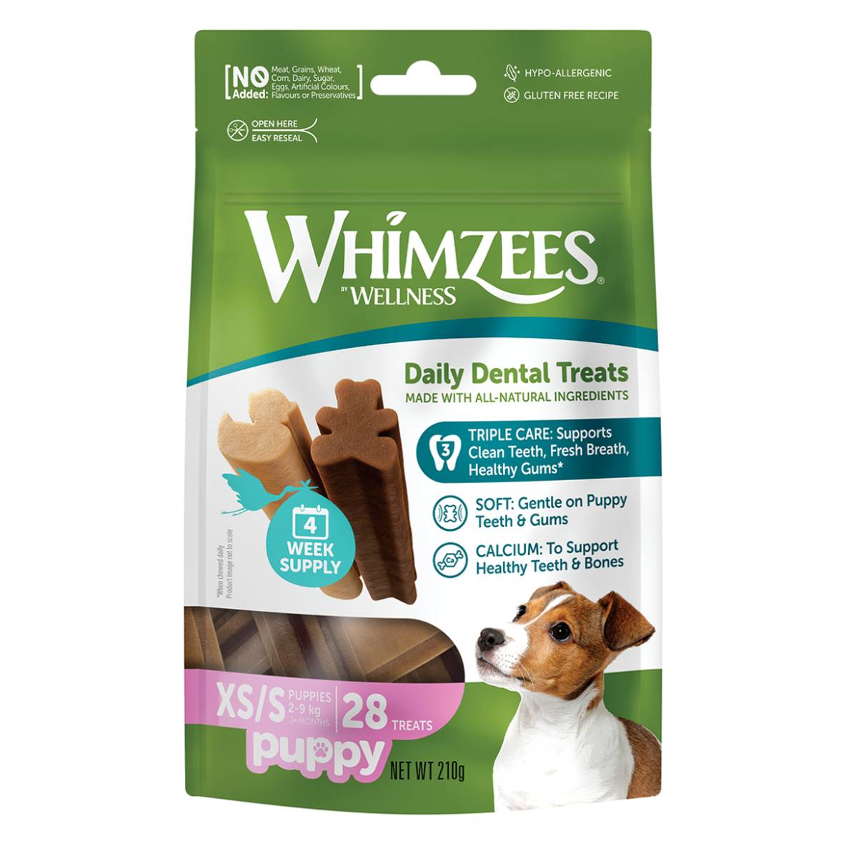 Whimzee Snack Puppy XS/S (28 stuks)
