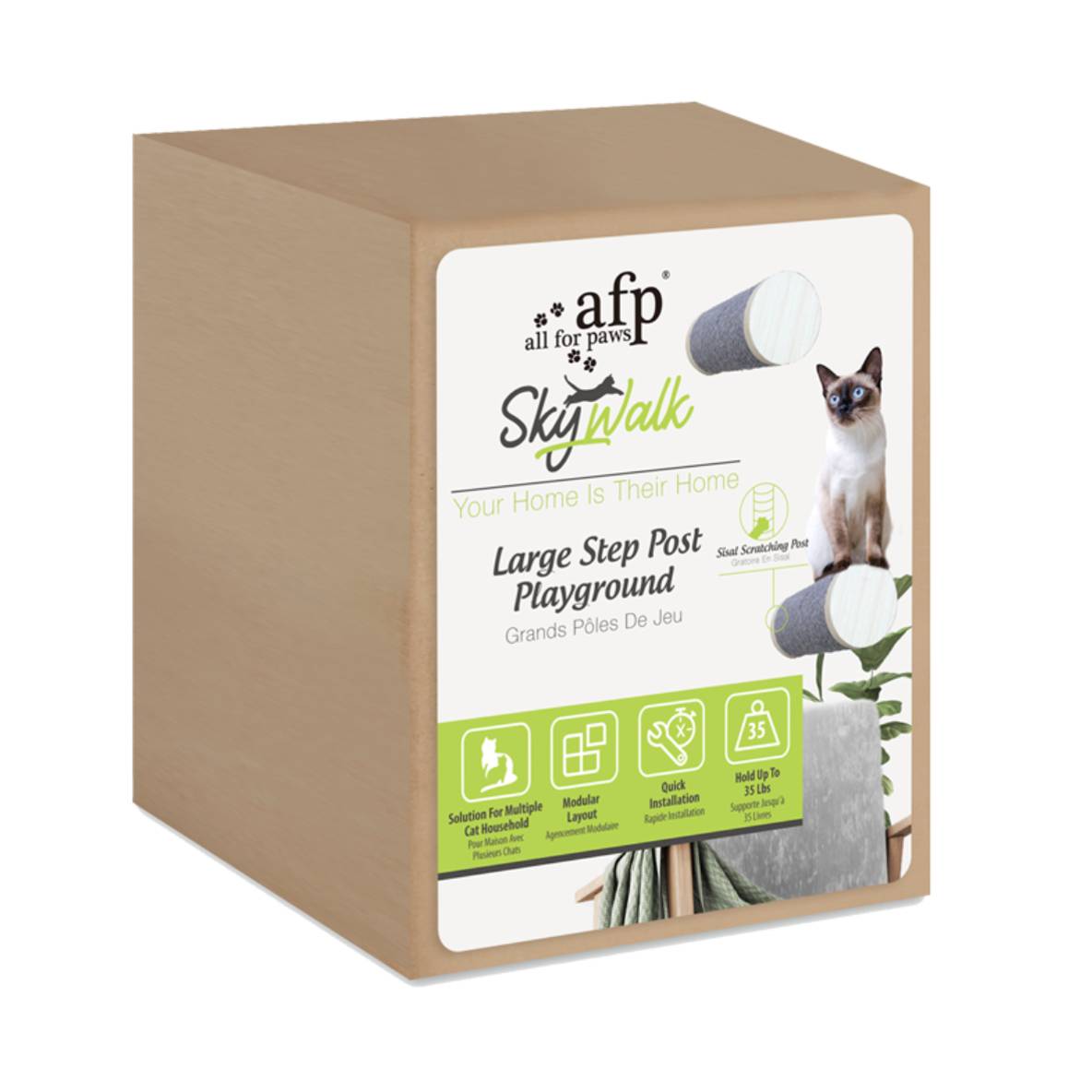 Skywalk Scratcher Large Post Playground 2-Pack