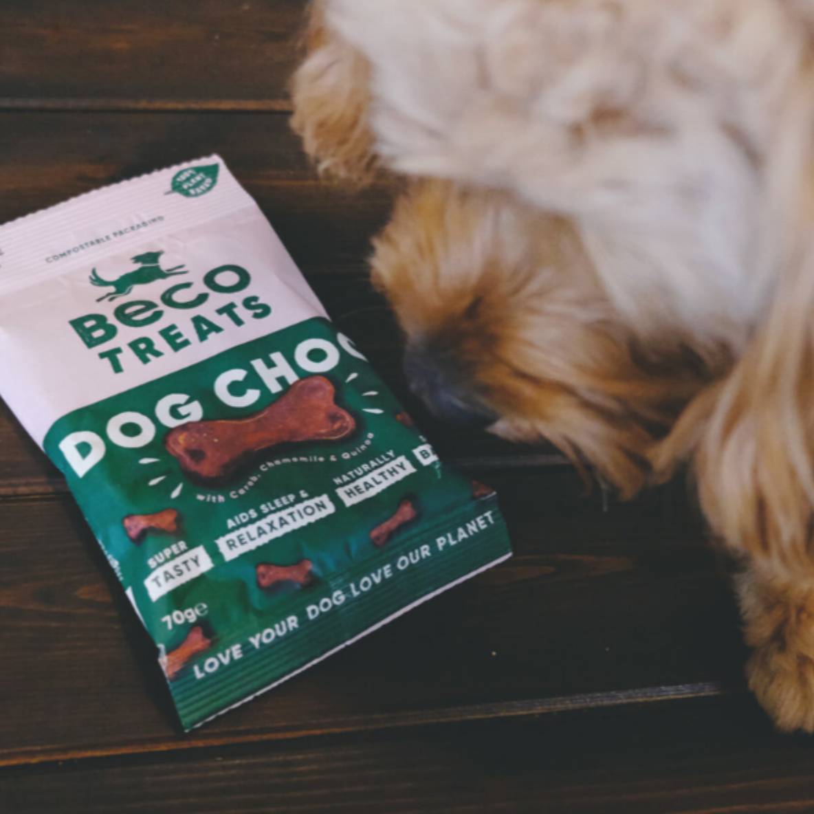 Beco Treats - Dog Choc met Kamille & Quinoa
