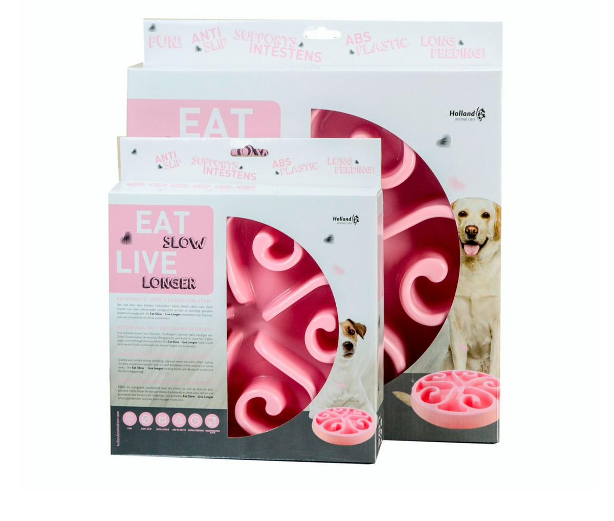 Eat Slow Live Longer Original (roze, small)