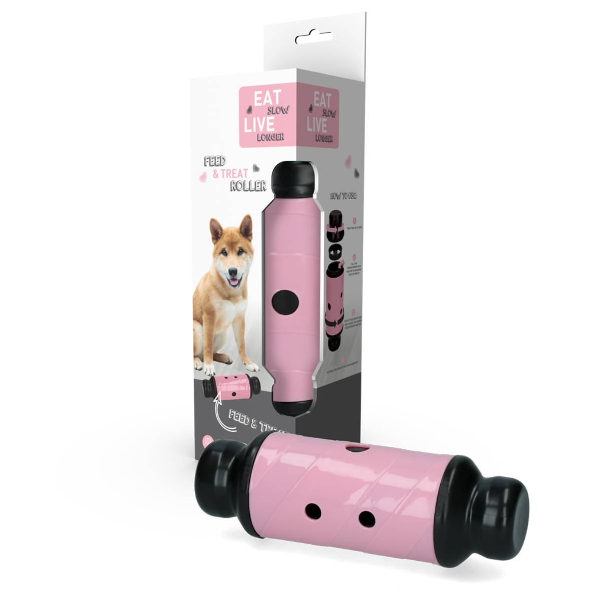 Feed & Treat Roller (L, roze)