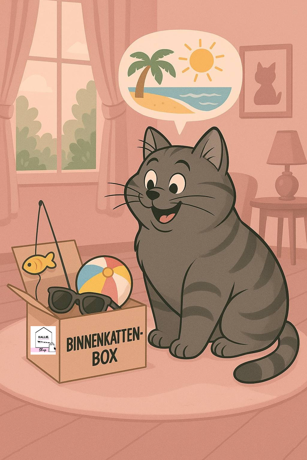 Binnenkattenbox