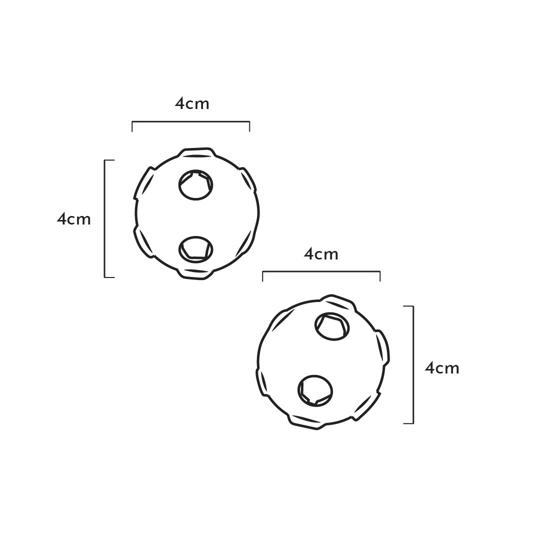 Rub Hole x 2 kattenspeeltje 100% hars