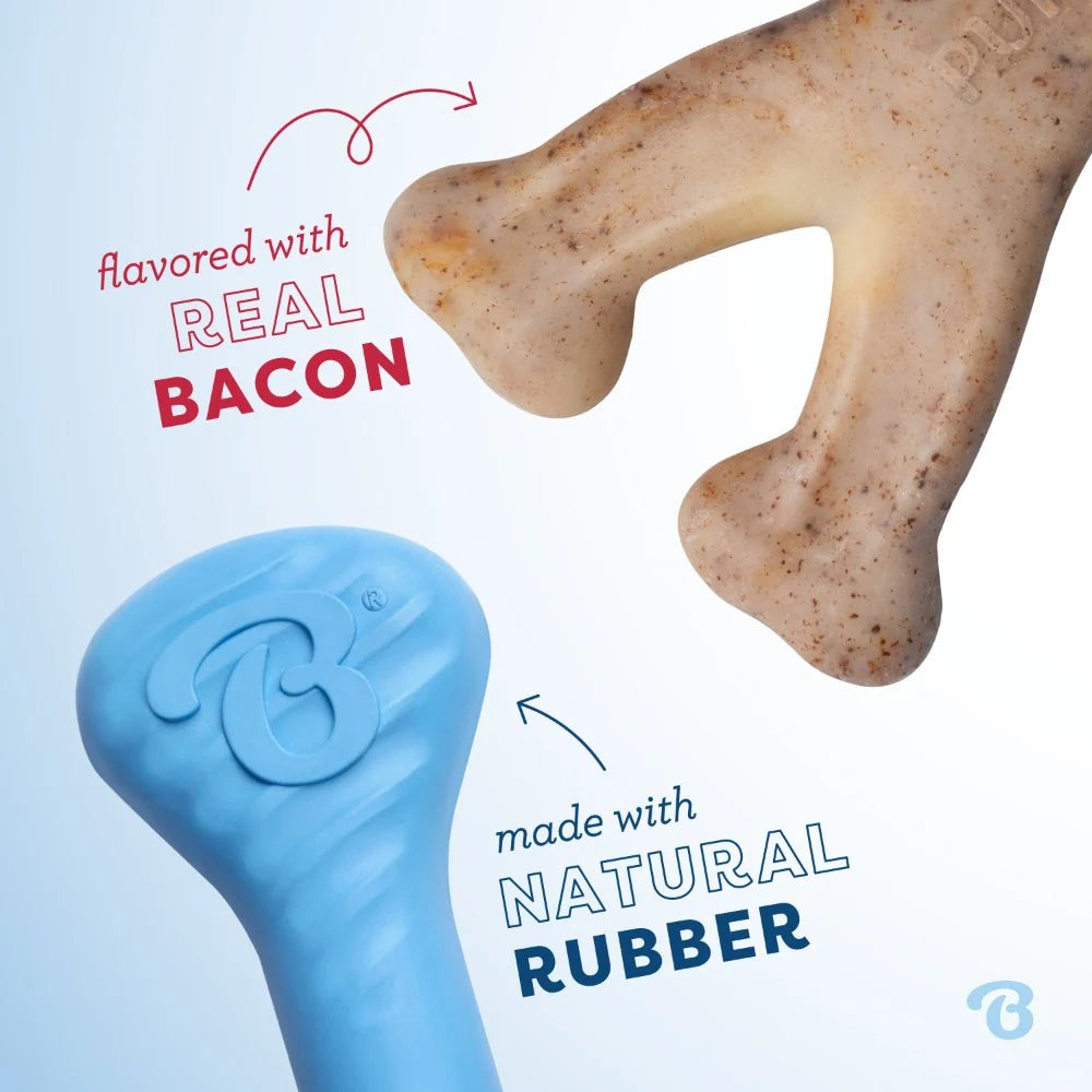 Benebone Puppy Pack - Rubber Bone + Wishbone