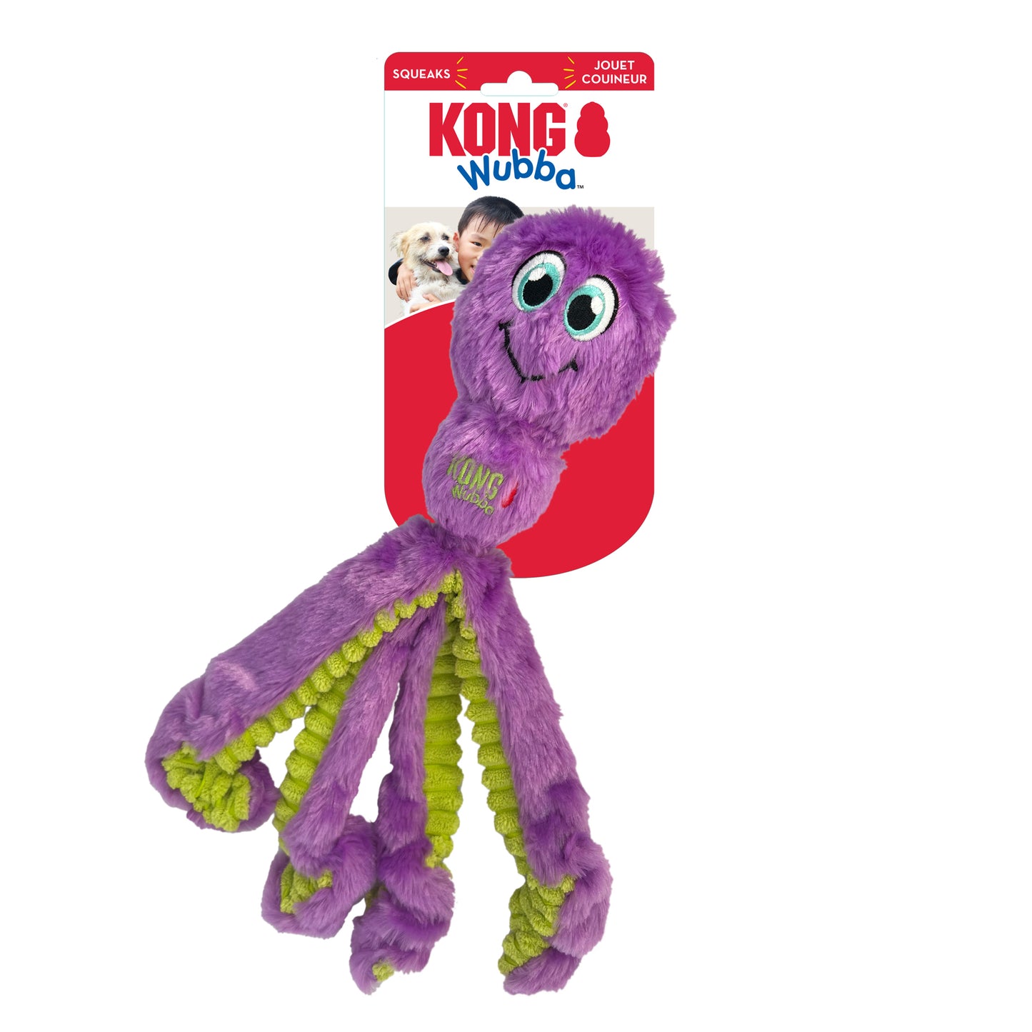 Kong Wubba Octopus - Large (Paars)