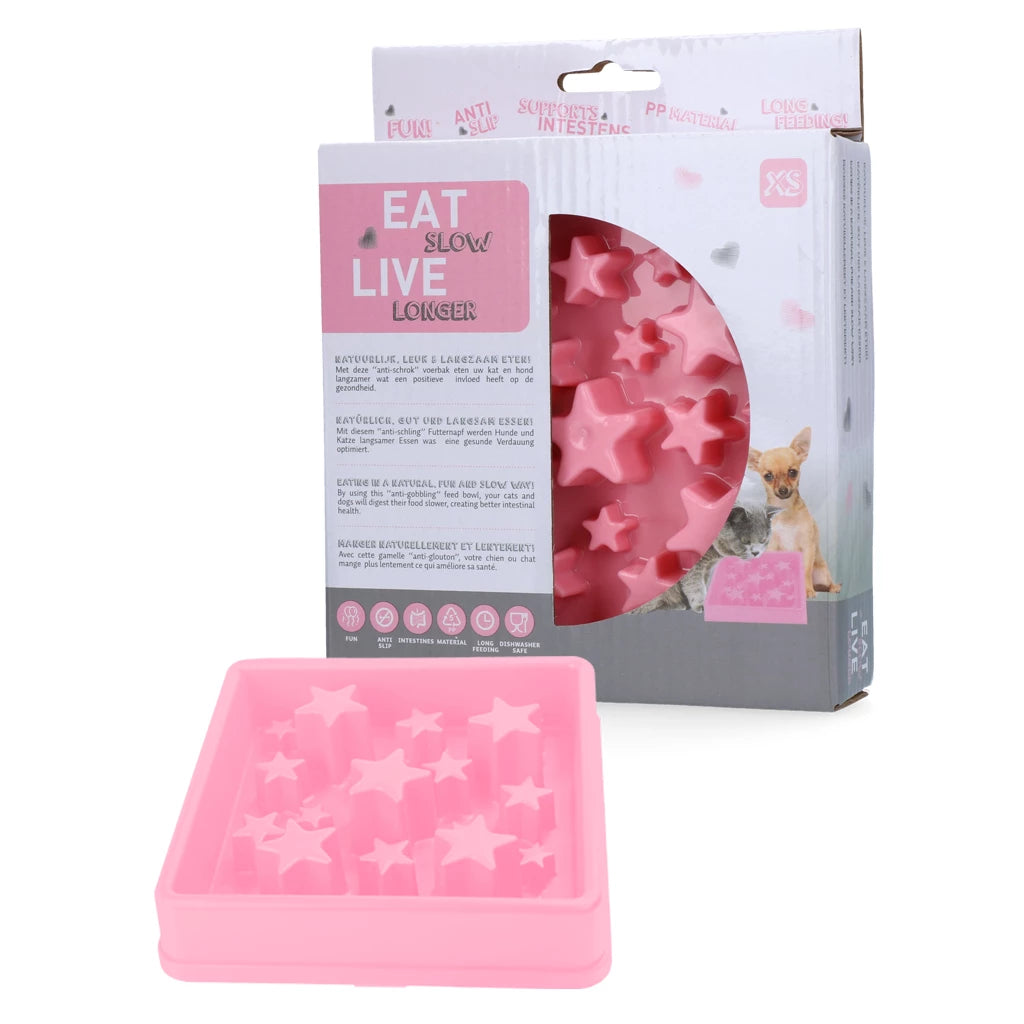 Eat Slow Live Longer Star - Roze (XS)