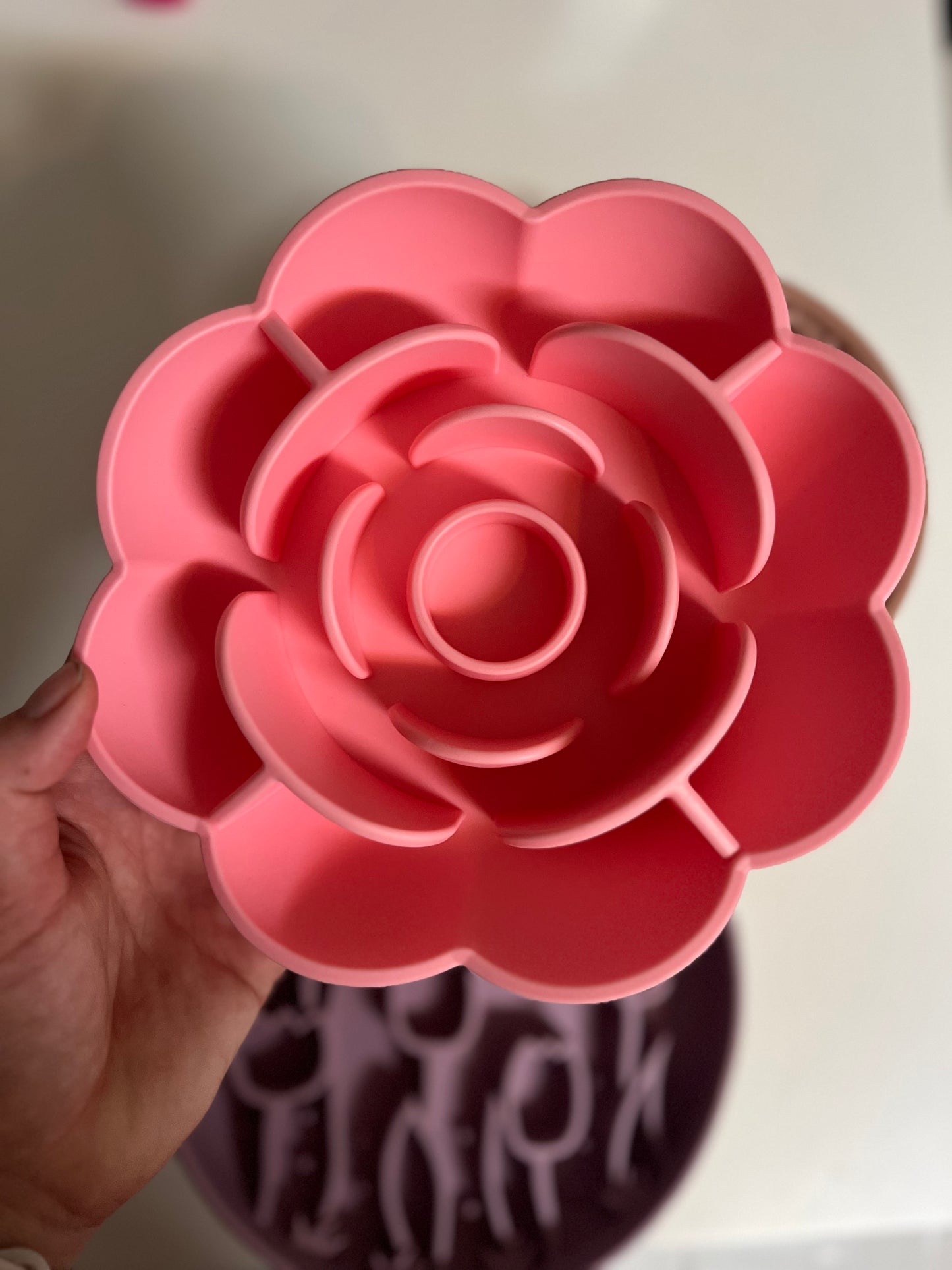 Slow Feeder Bloem roze