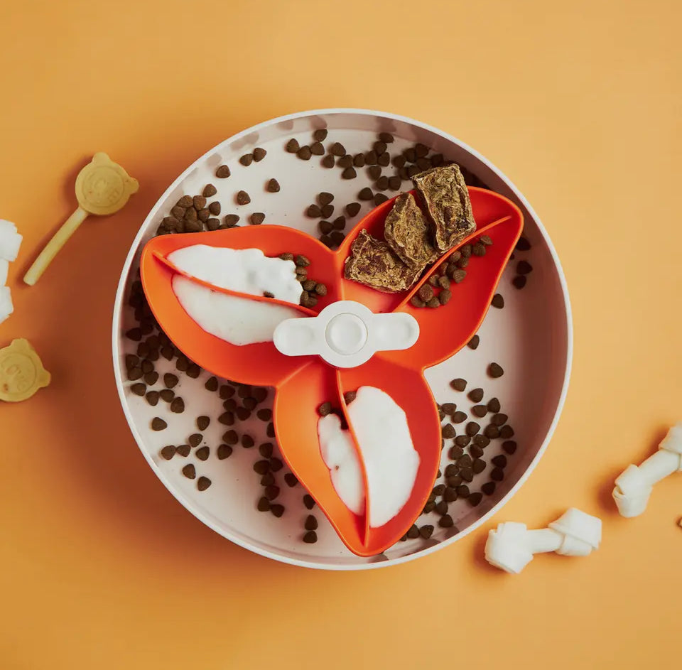 SPIN Interactive Slow Feeder Oranje