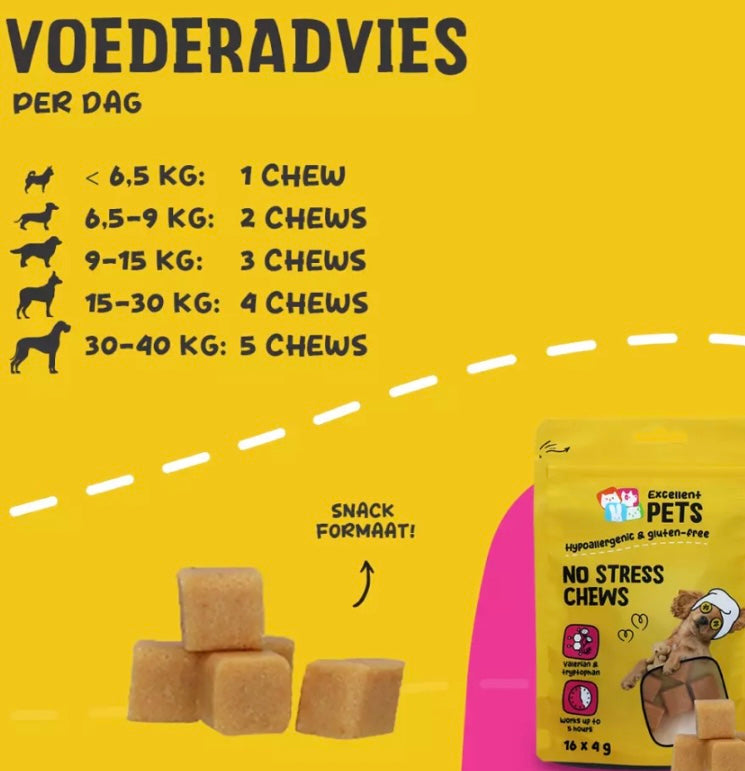 No Stress Soft Chews 16 x 4 g