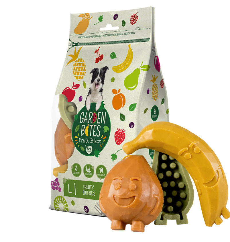 Garden Bites Fruity Friends - Zakje van 3 (L)