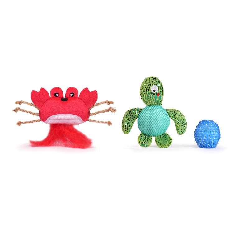Ocean Pals - Zeeschildpad, krab en balletje