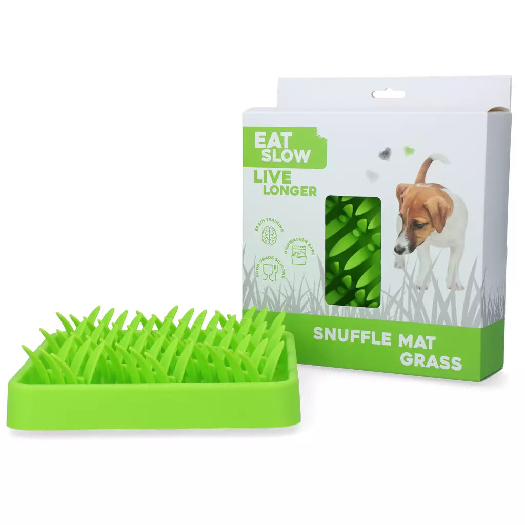 Eat Slow Live Longer lik- en snuffelmat gras