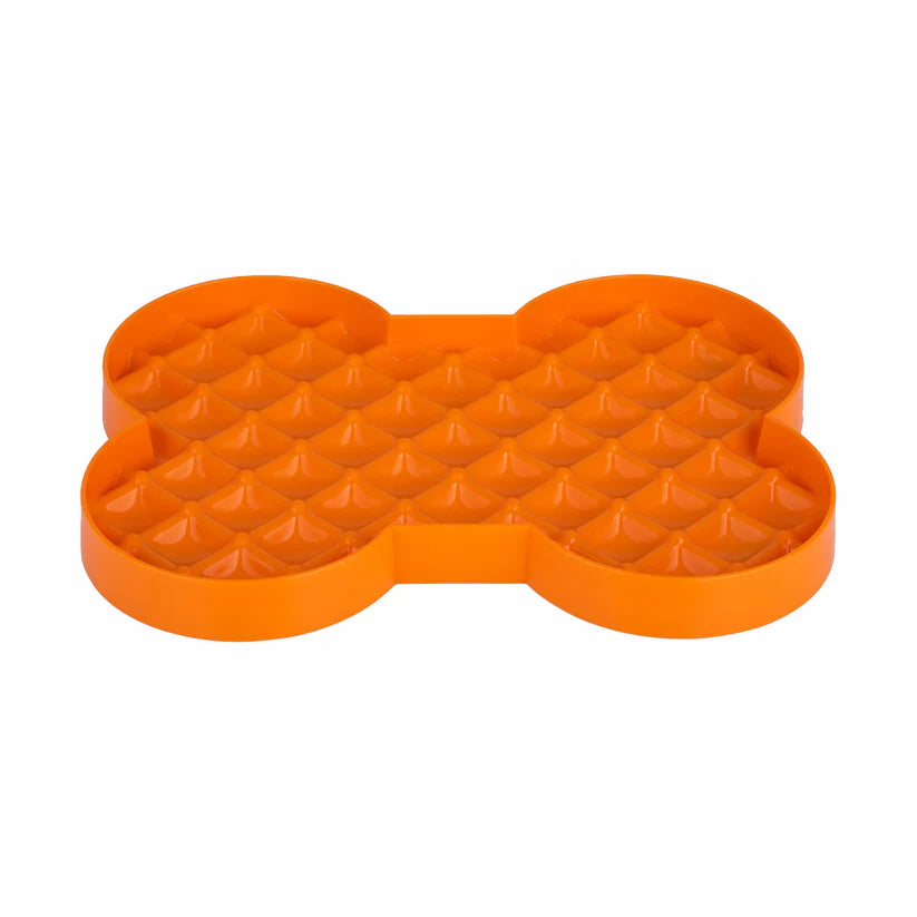 SloDog Slow Feeder Plate (Large) oranje