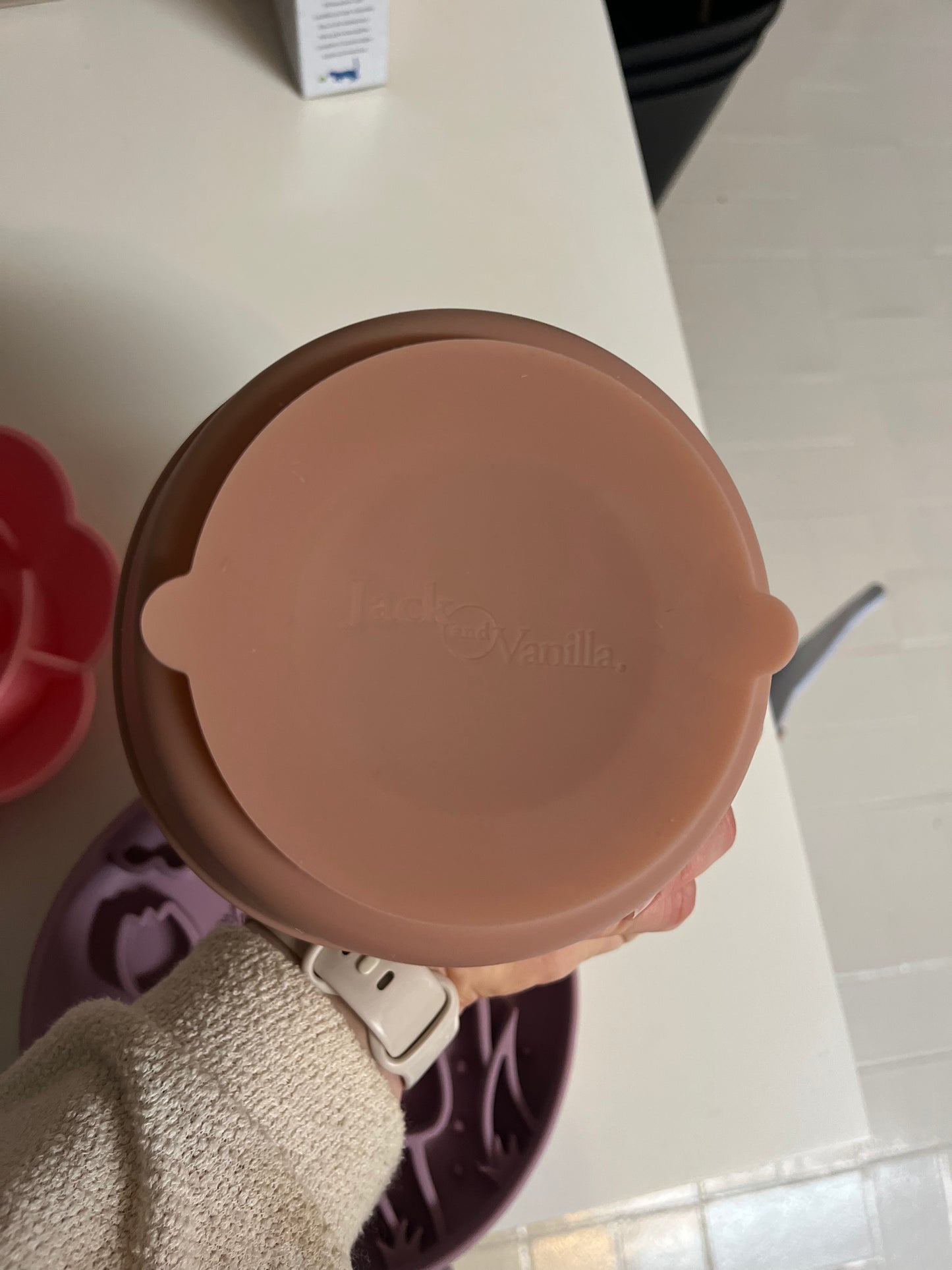 Hoge slow feeder roze