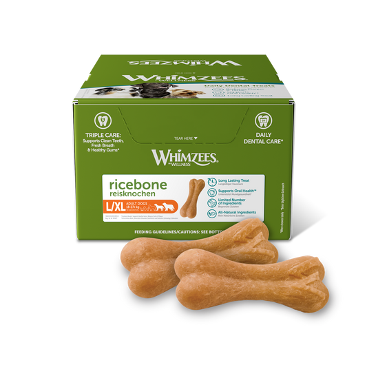 Whimzee Snack Rijstbeen L/XL