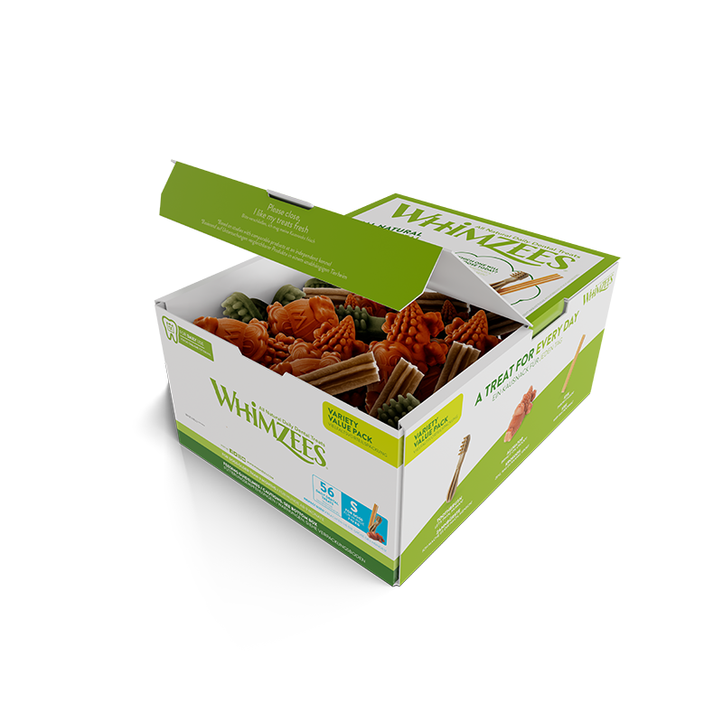 Whimzee Snack Krokodil/Tandenborstel/Stick S