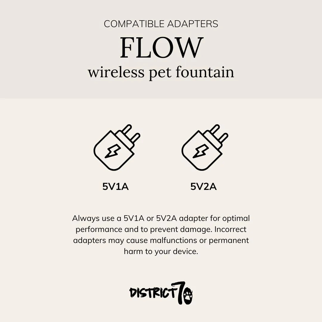 FLOW draadloze drinkfontein - wit