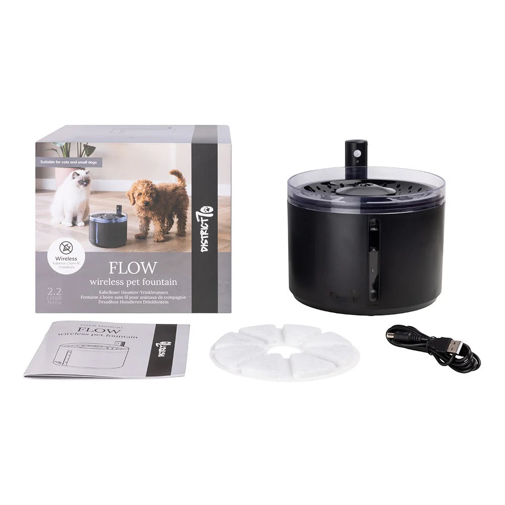 FLOW draadloze drinkfontein - wit