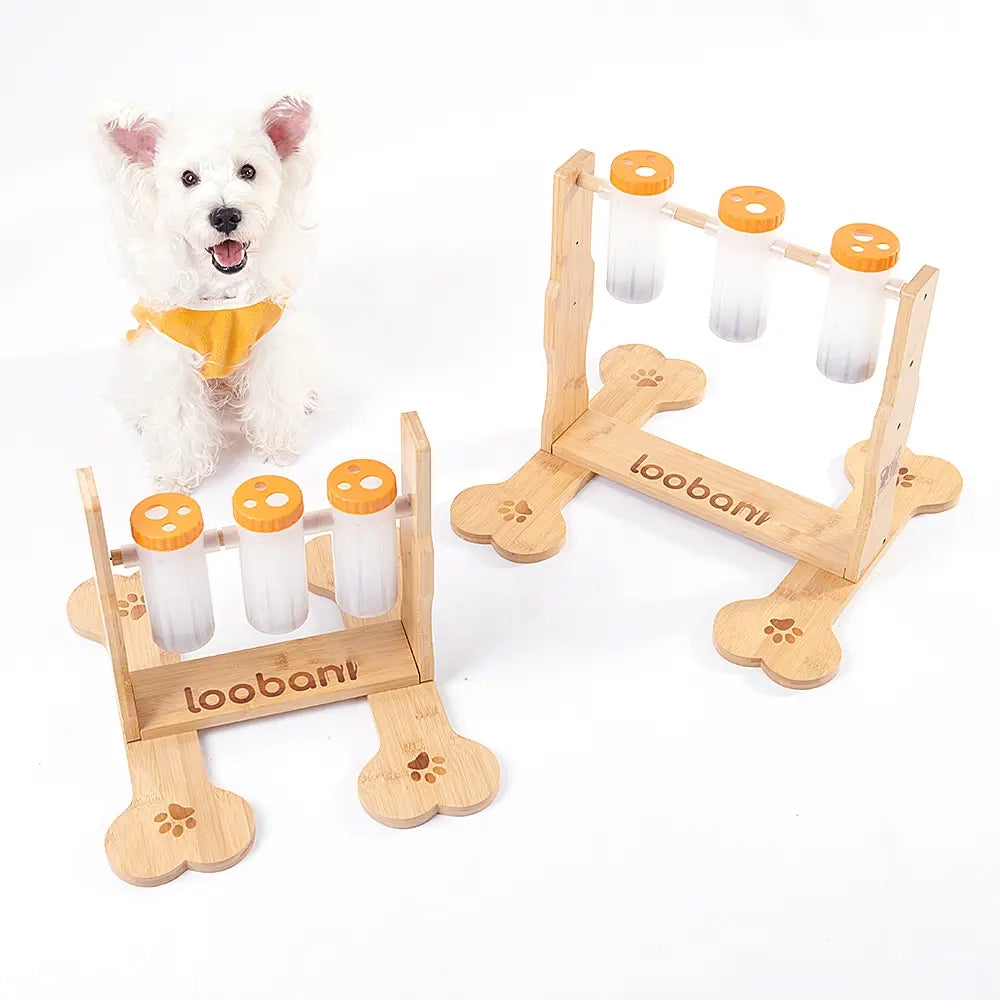 Snacklab traktatie-dispenser bamboe (M)