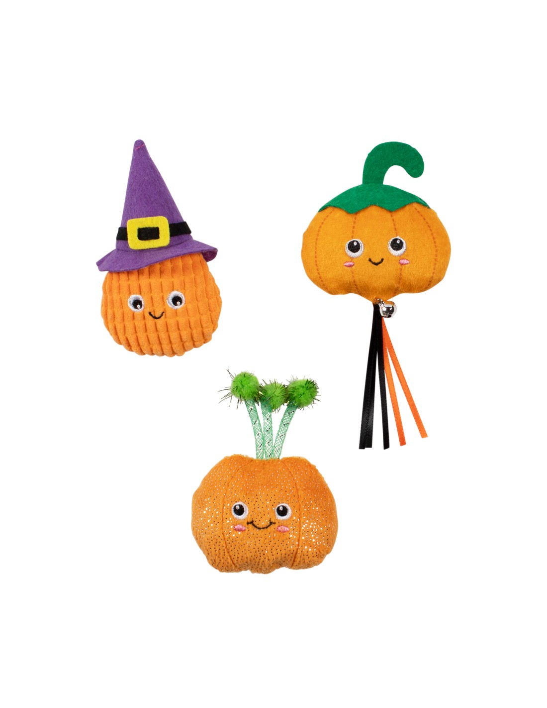 Pompoenspeeltjes Witch of the Patch (3 stuks)